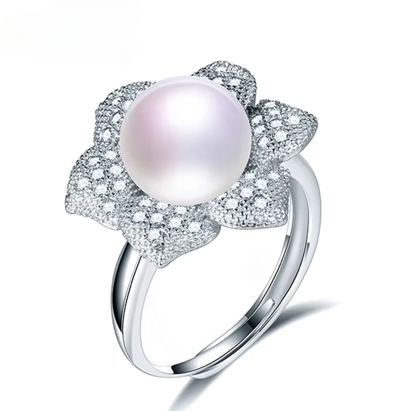 Vintage Fashion Rings For Women - YWYC 100% натуральное кольцо с пресноводным