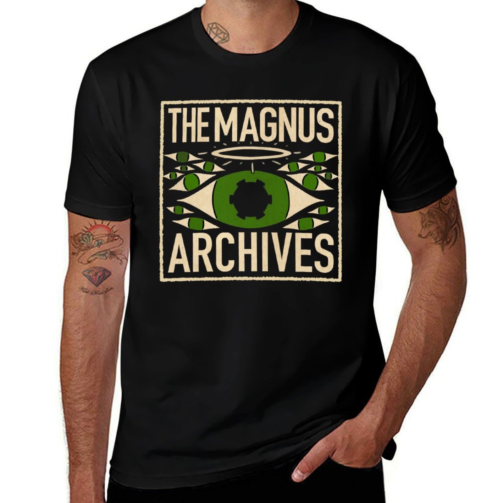 Vintage Fashion Archive - Винтажная футболка the magnus archives, модная