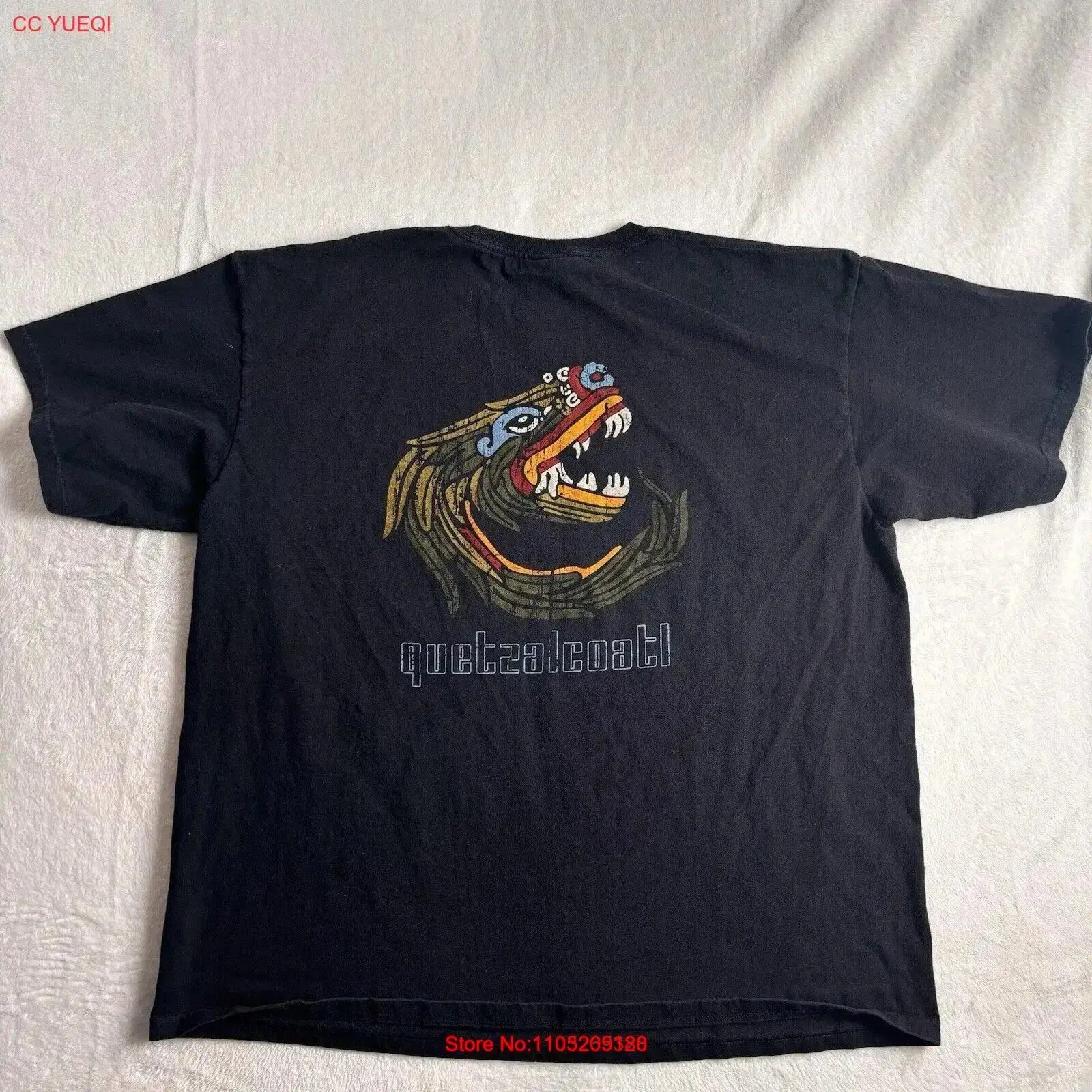 Vintage Yacht Fashion - VTG Yacht Club Quetzalcoatl Mexico черная