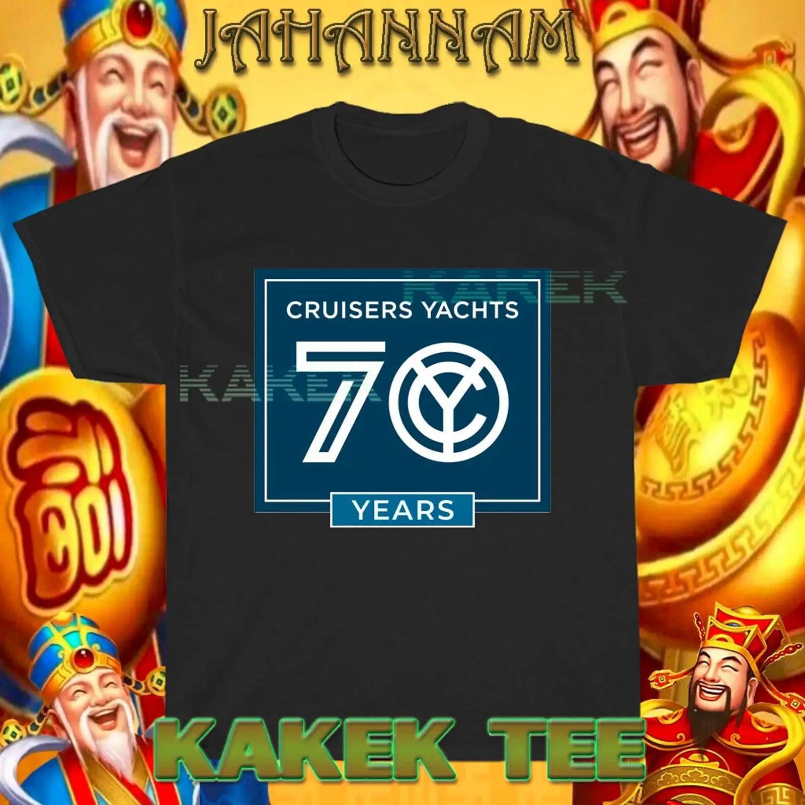 Vintage Yacht Fashion - Новая футболка с логотипом Cruisers Yachts