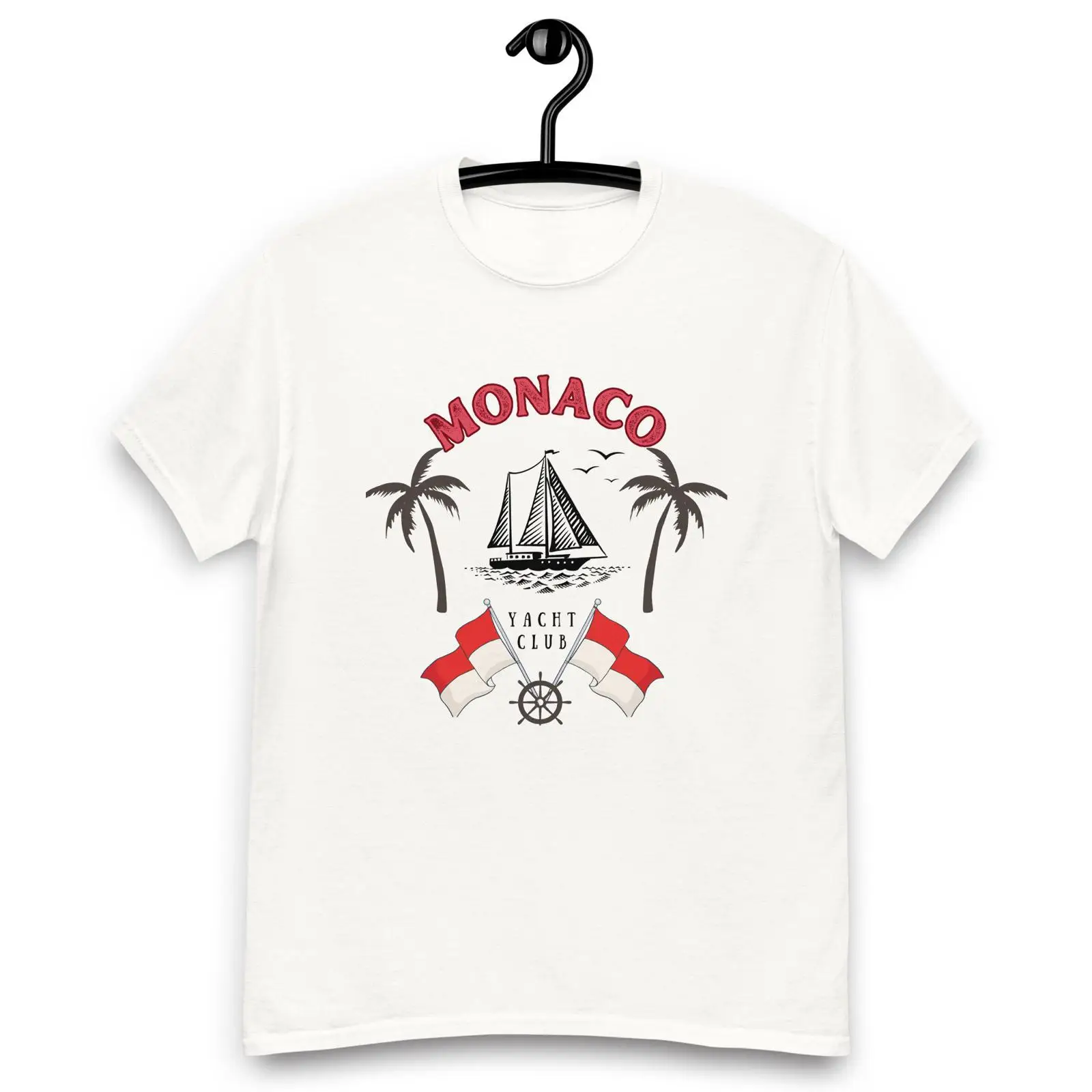 Vintage Yacht Fashion - Футболка Monaco Yacht Club в винтажном