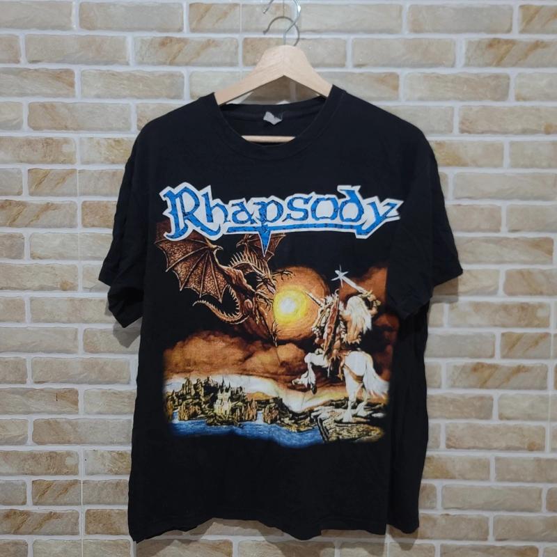 Винтажная черная выцветшая фут – обзор и цена Band Tee Faded 90S
