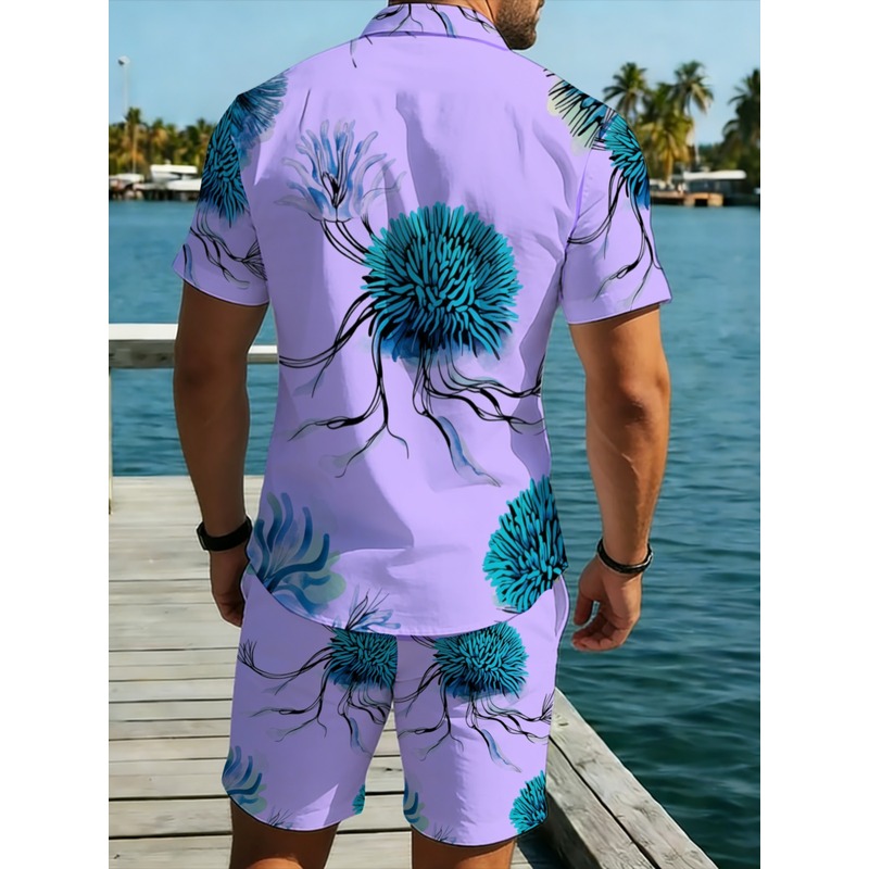 Мужской комплект: гавайская ру – обзор и цена Printed Floral Shirt
