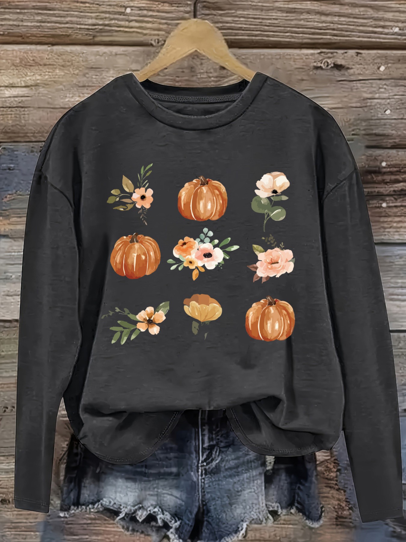 Женская повседневная футболка  – обзор и цена Printed Floral Shirt