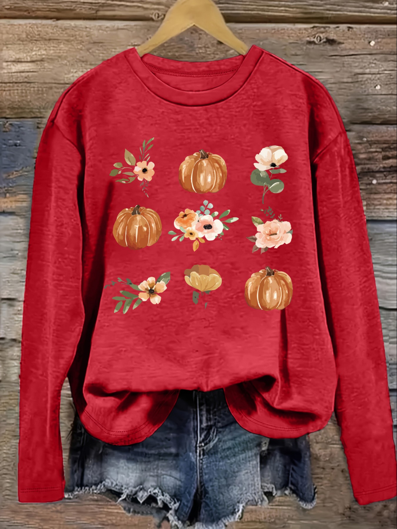 Женская повседневная футболка  – обзор и цена Printed Floral Shirt