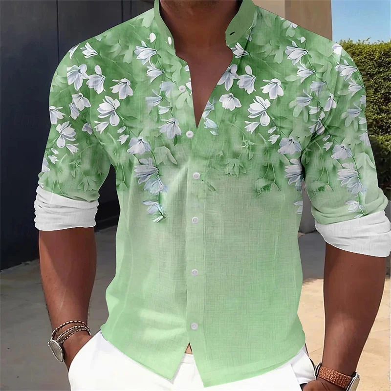 Мужская рубашка с цветочным пр – обзор и цена Printed Floral Shirt