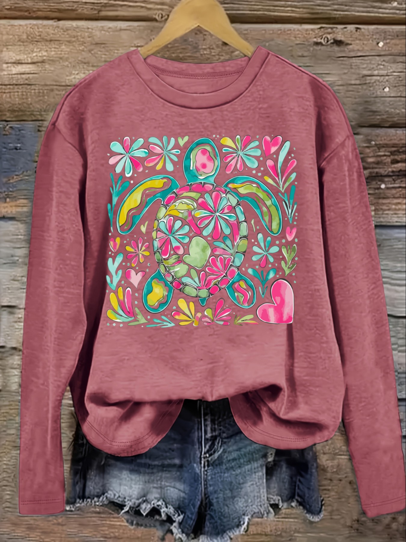 Женская повседневная футболка  – обзор и цена Printed Floral Shirt