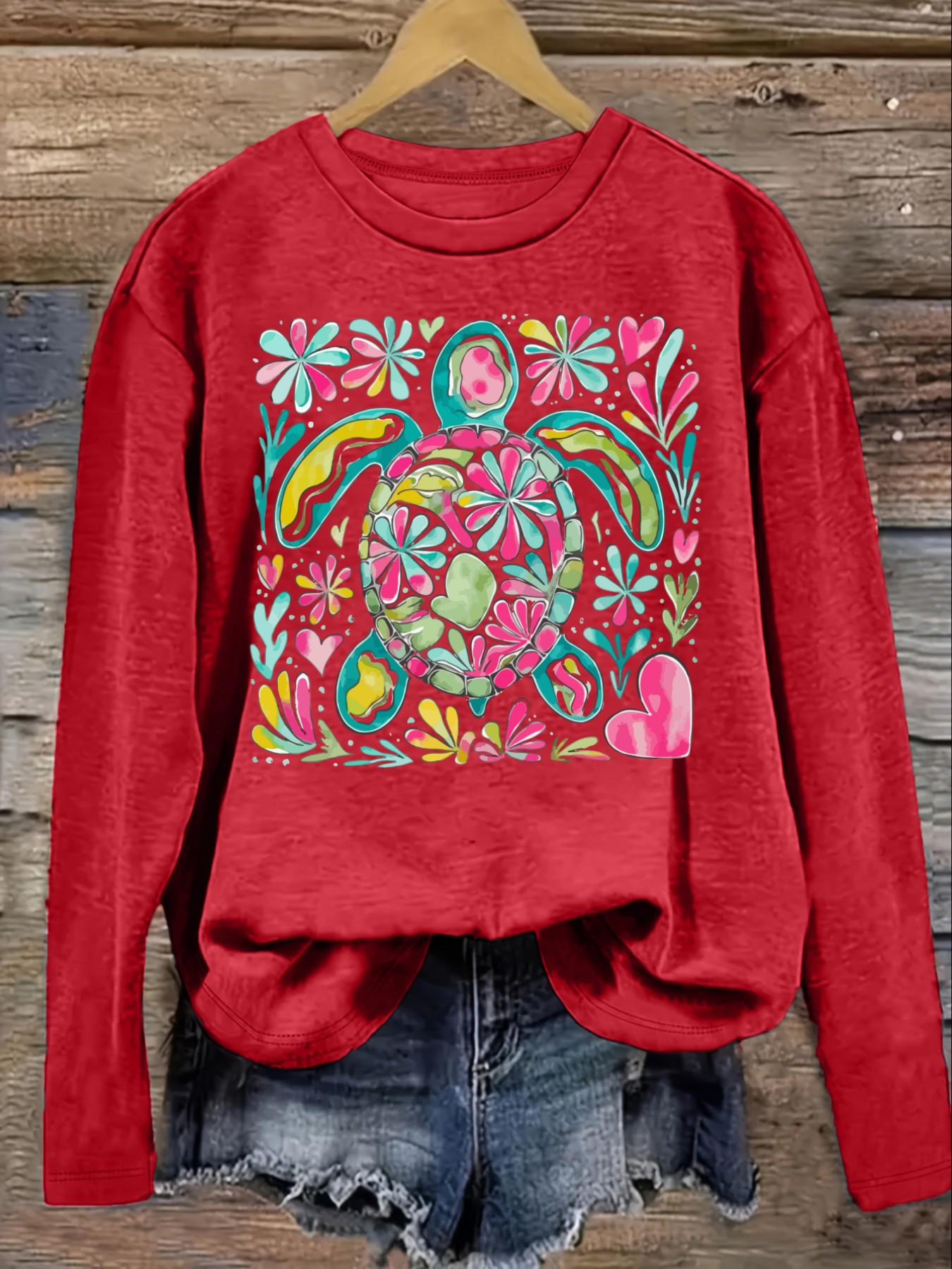 Женская повседневная футболка  – обзор и цена Printed Floral Shirt