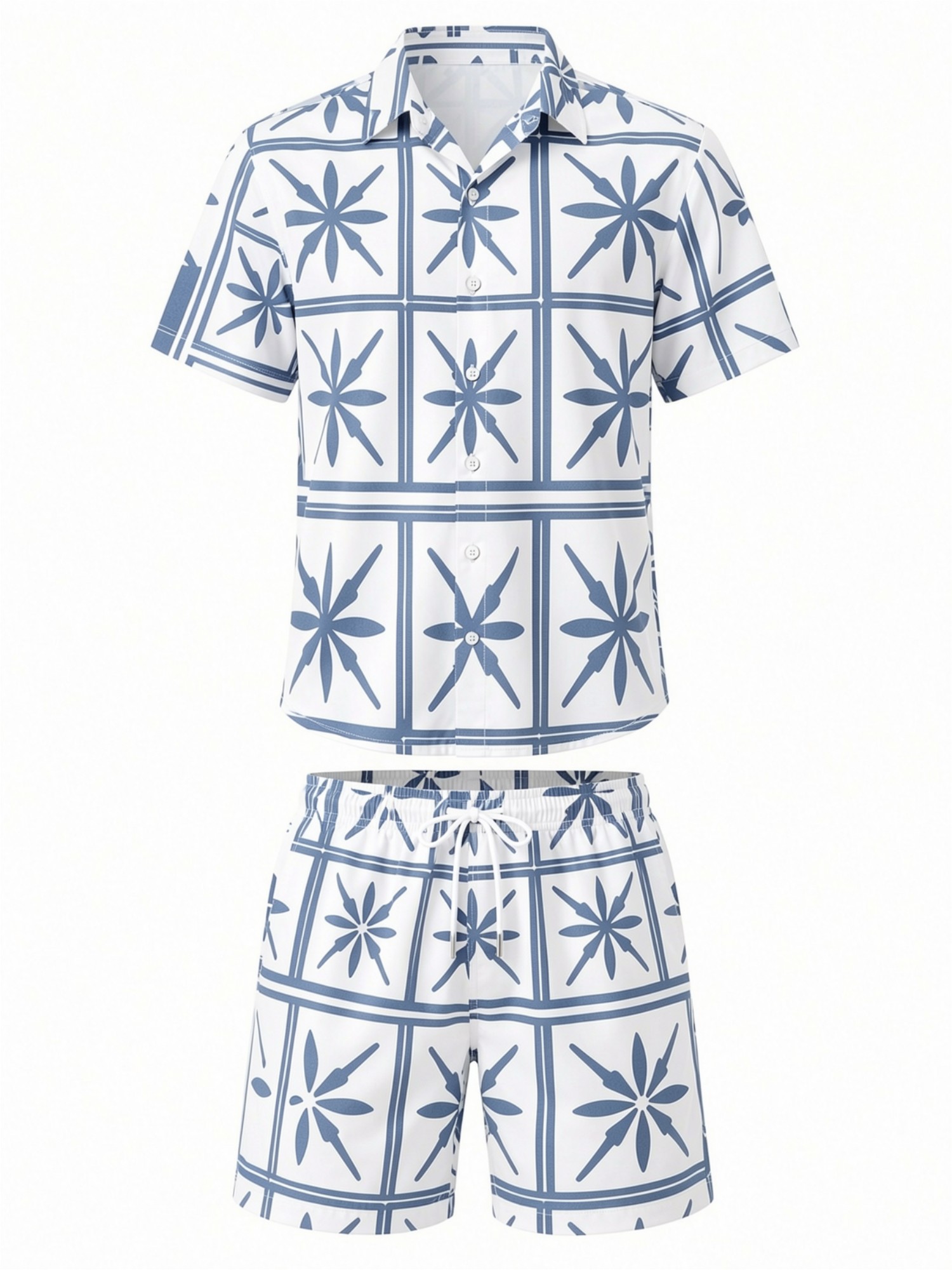 Мужской комплект: рубашка с ко – обзор и цена Printed Floral Shirt