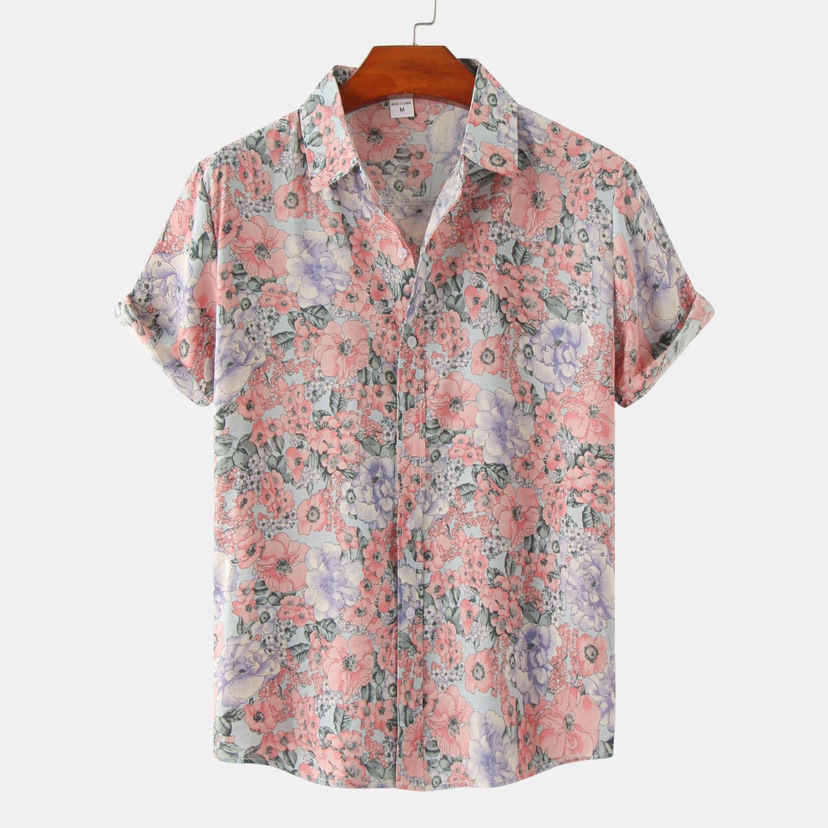 Модная молодежная рубашка с пр – обзор и цена Printed Floral Shirt