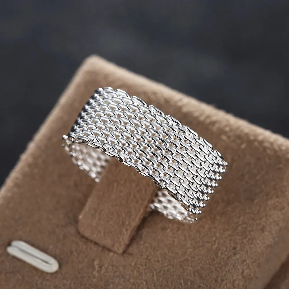 Простые сетчатые кольца из сте – обзор и цена Vintage Fashion Rings For Women