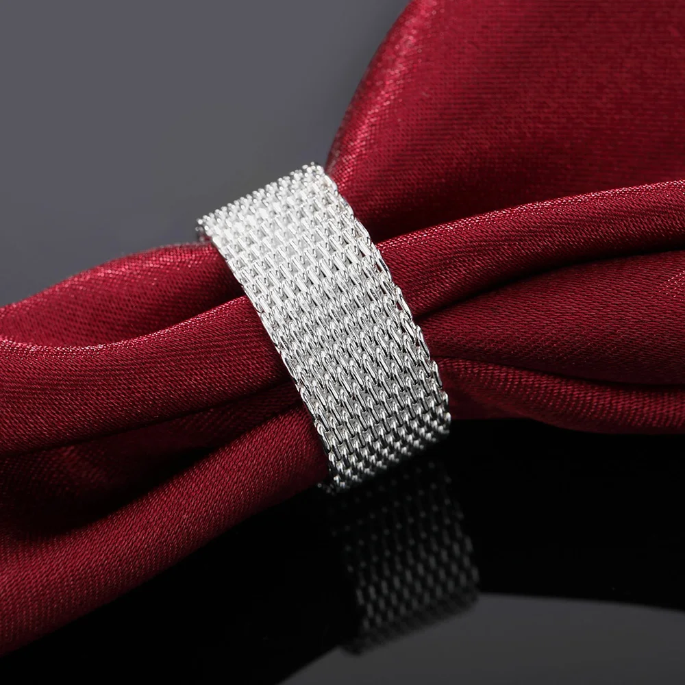 Простые сетчатые кольца из сте – обзор и цена Vintage Fashion Rings For Women