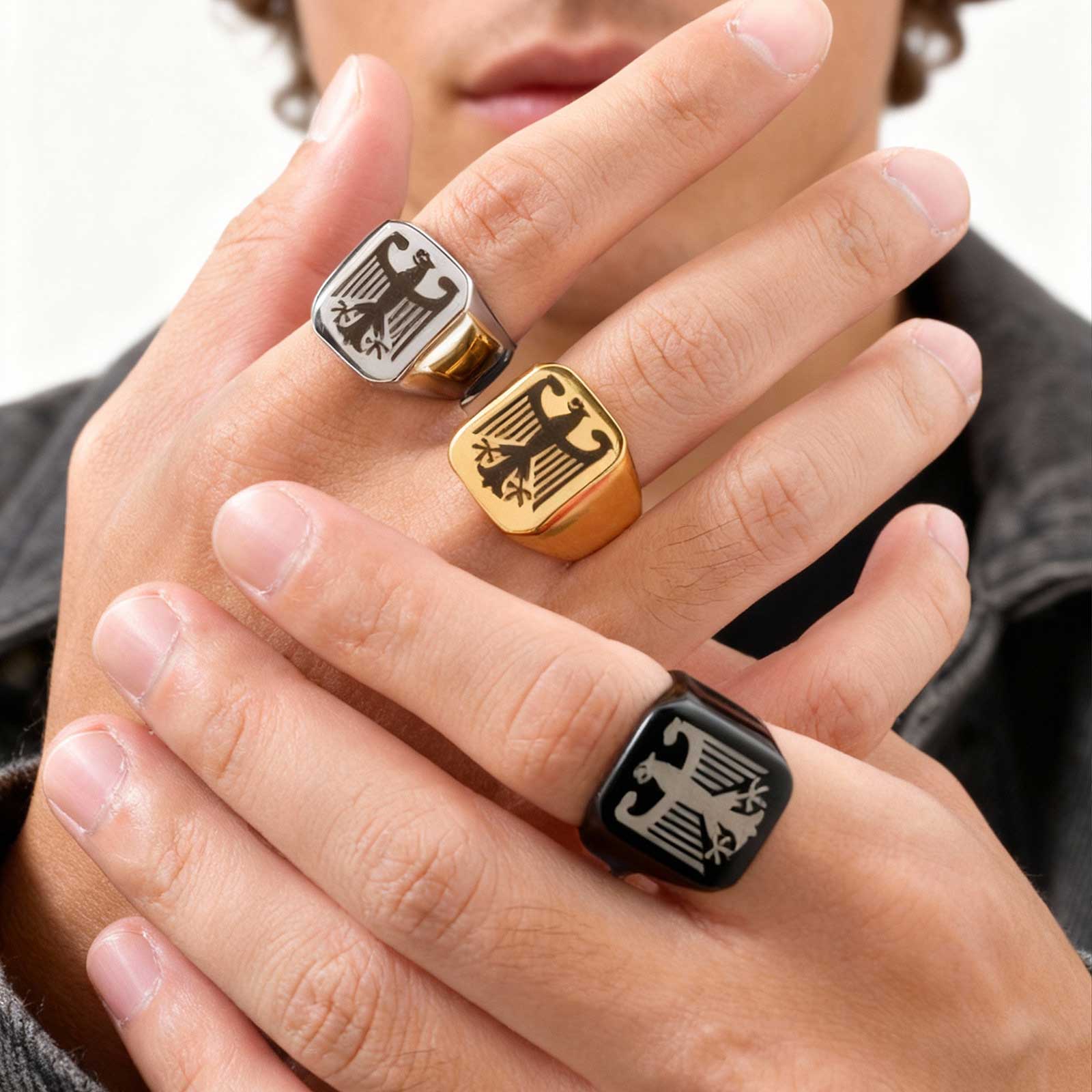 Кольцо с орлом-ястребом в стил – обзор и цена Vintage Fashion Rings For Women