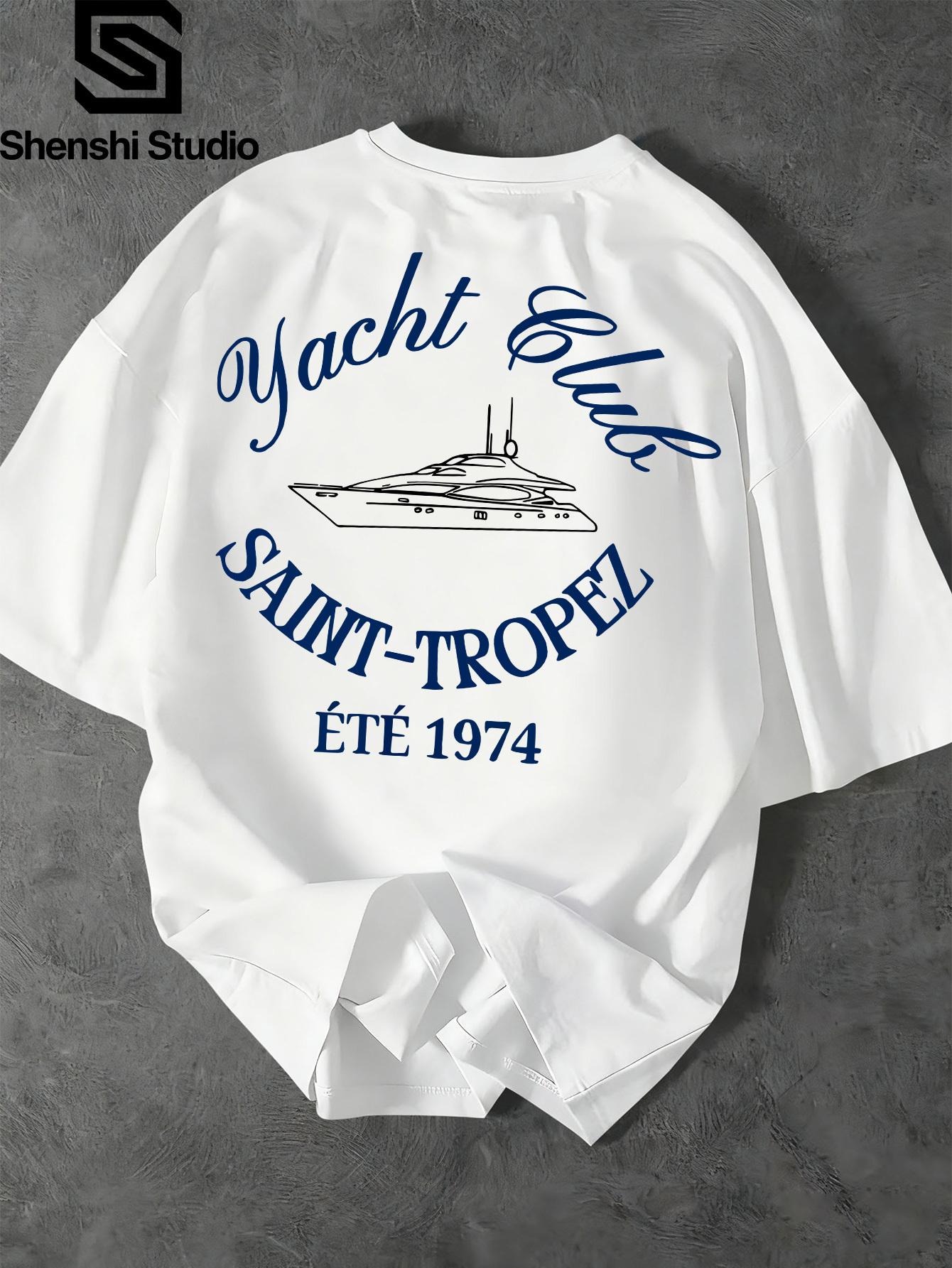 Футболка с принтом в стиле южн – обзор и цена Vintage Yacht Fashion
