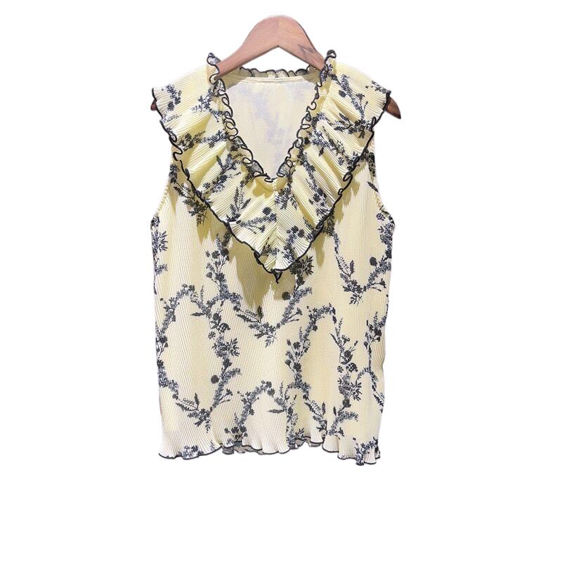 Летняя женская блузка с V-обра – обзор и цена Printed Floral Shirt