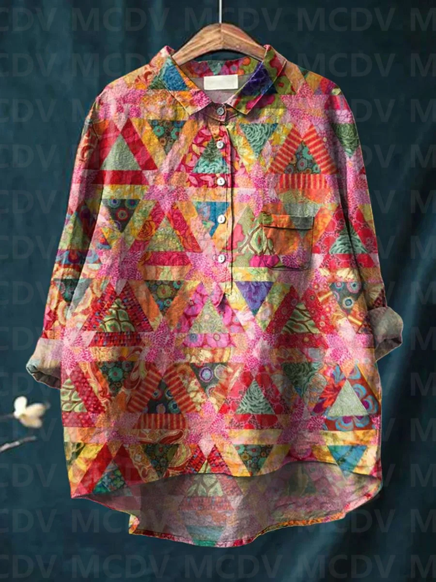 Женская винтажная повседневная – обзор и цена Printed Floral Shirt