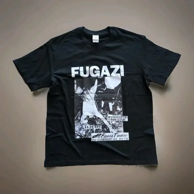 Винтажная футболка Fugazi с пр – обзор и цена Band Tee Faded 90S